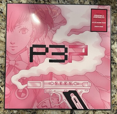 Persona 3 Portable Video Game Soundtrack Vinyl Pink Vinyl Atlus iam8bit NEW PSP
