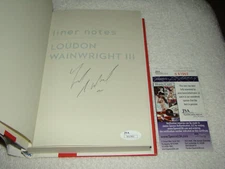 Loudon Wainwright III Signed 1st Edition Hardback Book Liner Notes JSA #S61960