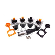RJ45 Waterproof Network Connector,Panel Mount Plug - socket Ethernet Connector