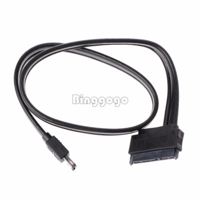 Neu 12V 5V Dual Power eSATA USB 2.0 zu 22Pin SATA Festplatte Verbindungs Kabel