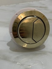 Brushed Gold Toilet Flush Button Dual Flush with rods for 48mm hole