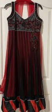 Indian party wear Bollywood Salwar Kameez Anarkali 3 Pc. Size 36