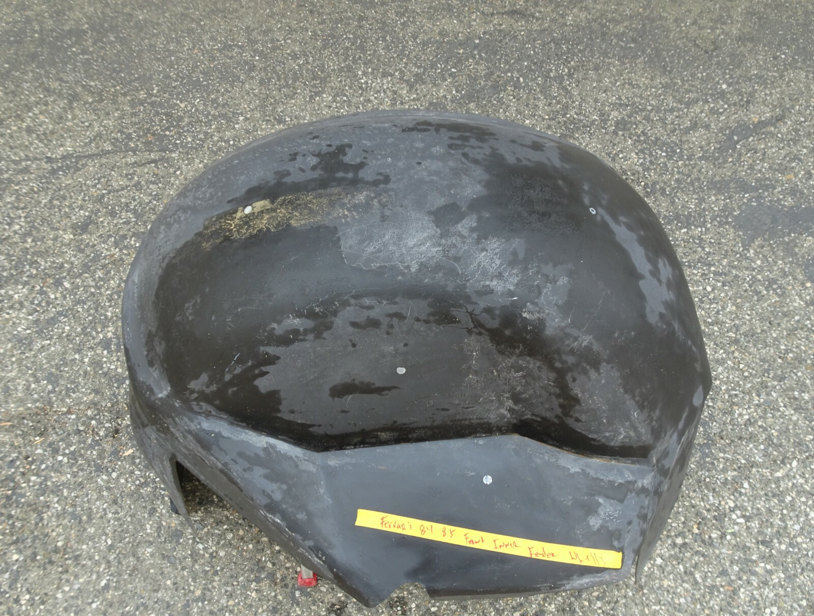 FERRARI 512  84  BBI FRONT RIGHT FENDER INNER LINER OEM FERRARI PARTS 610 234 00