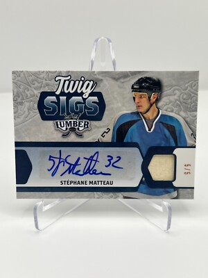 2022 LEAF LUMBER STEPHANE MATTEAU 5/5 TWIG SIGS TS-SM1