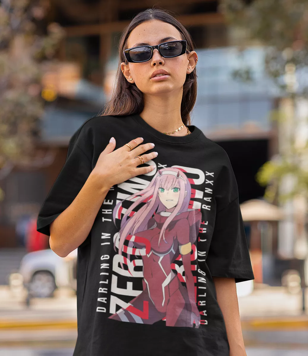 Anime T-Shirts Darling In The Franxx Zero Two Print Men Women