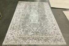 IVORY / LIGHT GREY 5' X 8' Stained Rug, Reduced Price 1172647289 SBRL834B-5