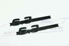 6.3 AMG Emblem GLOSS BLACK Fender Badge Nameplate for Mercedes C63 E63 S63