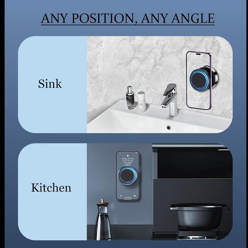 Electric Vacuum Magnetic Suction Cup Car Phone Holder Stand Mount 360° Rotation - Picture 10 of 11