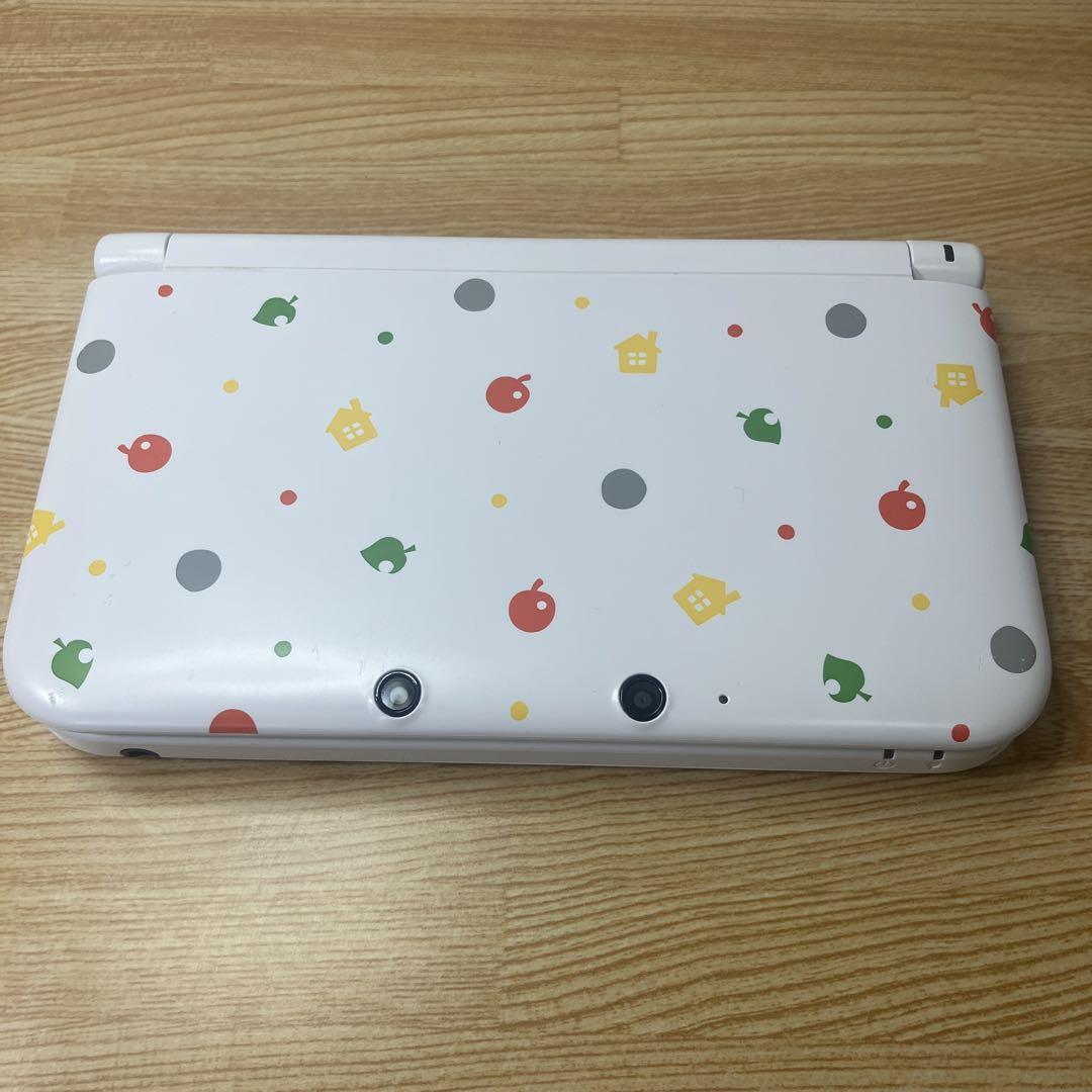 NINTENDO 3DS XL LL Animal Crossing White Console Stylus Operation Confirmed