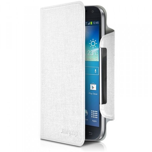 Housse étui Ultra Slim Universel Taille L - Cuir éco - Scratch - Pour Alcatel, Blackberry, HTC