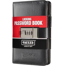 Vaultz Secure Locking Password Book Lock it UP