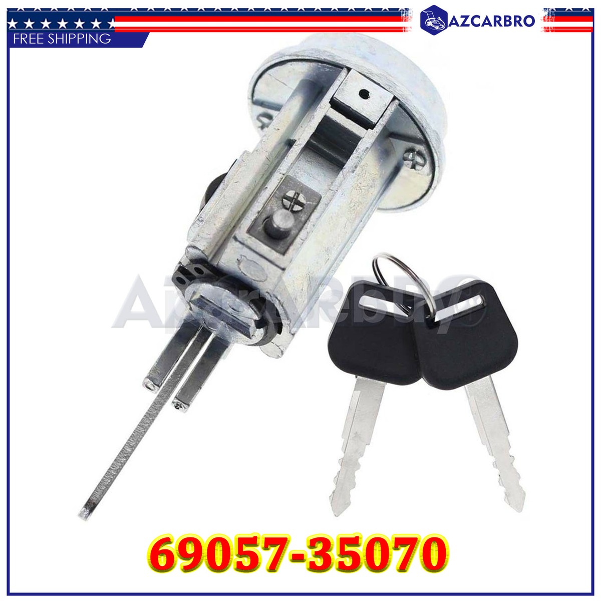 Ignition Switch Lock Cylinder&Keys For 6905735 Toyota