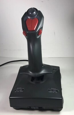 PC FLIGHT FORCE PRO SV-241 SMART AUTOFIRE THROTTLE CTRL MEGA ZOOM W/INSTRUCTIONS