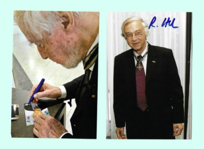 Robert Huber Nobelpreis 88 persönlich gesammelt Foto 10x15 original Autogramm
