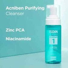 Isdin Acniben Schiuma Detergente Purificante Rimuove l'Eccesso di Olio e Delicatamente 150ml