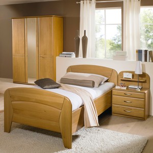 Schlafzimmer Vanessa Plus Von Steffen Wildeiche Teilmassiv Bett Mit