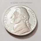 Photo of a 1997-S Jefferson Nickel Proof from an eBay listing that sold on Jul 20, 2026