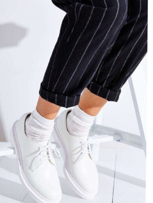 Dr Martens 1461 Mono ALL WHITE Utilitarian Oxford Shoes Mens Dr Martens 1461 Mono ALL WHITE Utilitarian Oxford Shoes Mens