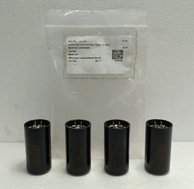 Lot of 4 Mallory 233-280 MFD 110-125VAC Start Capacitor 61B1D110233NNCI