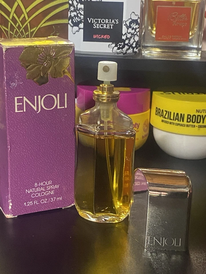 De colección Raro Enjoli Revlon Caja Original Charles of the Ritz 8 Horas Fragancia Difícil de Encontrar Foto 2 de 4