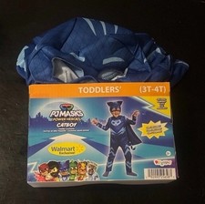 Disguise PJ Masks Catboy Toddler Costume 3T-4T Blue Gray Polyester Cape