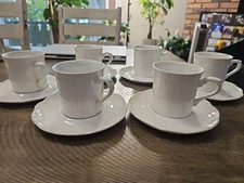 J & G Meakin English Ironstone Sterling Colonial Cup & Saucer Set 12 pc serves 6