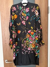 USED GUCCI FLORAL PRINT DRESS VERYGOOD