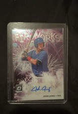 2020 Panini Donruss Optic - Fireworks Signatures Josh Jung #FS-JJ (AU, RC)
