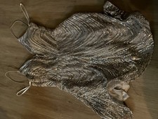B darlin Silver Sequin Dress 1/2