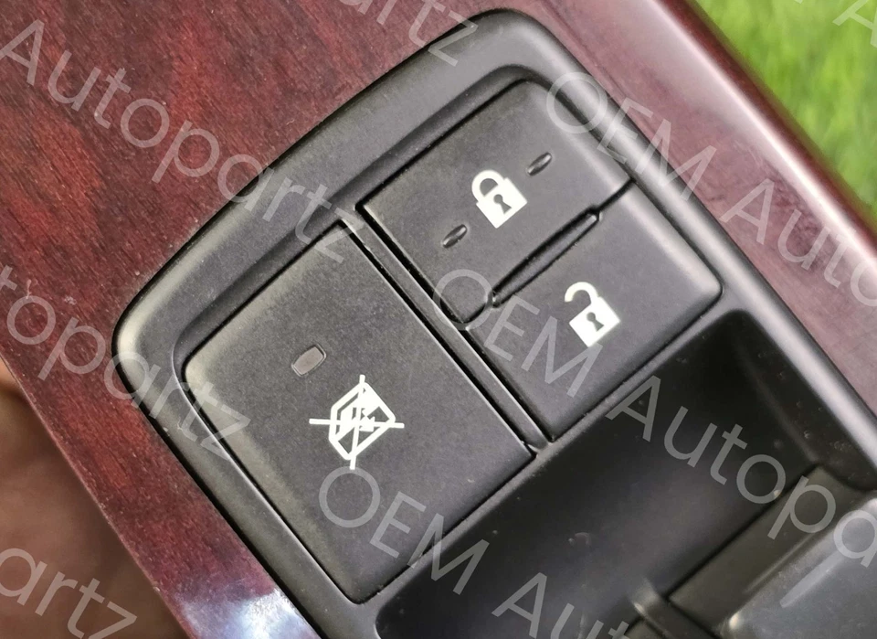 Lexus GX460 2014-2019 Master Switch power window Buttons with Trim 84040-60150 - Image 4 of 4
