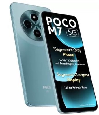 POCO M7 5G Unlocked (Ocean Blue, 128 GB 8 GB RAM)