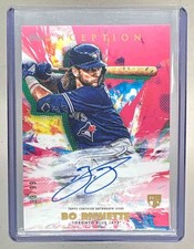Bo Bichette 2020 Topps Inception #RESA-BBI Magenta Emerging Stars RC Auto /99