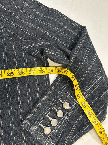Vintage Junya Watanabe Style Y2K Japanese Selvedge Denim Style Jacket 26 /28 NEW - Picture 17 of 18