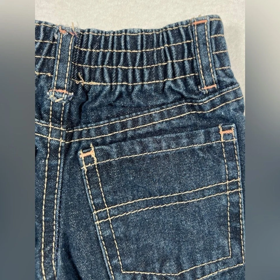 Pantalones Cortos Jean PHAT FARM Bebé Niñas Vintage Y2K 100% Algodón Tiro Alto Talla 3-6M Foto 4 de 4