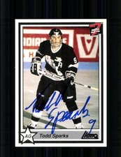 Todd Sparks NHL USA Traiding Card Original Signiert + A 252128