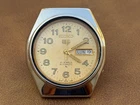 Vintage Seiko 5 Automatic 21 Jewels Golden Dial Japan Made Spares/Repair (536)