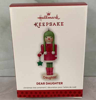 Hallmark Dear Daughter Nutcracker Girl Star Christmas Ornament Xmas Gift 2013
