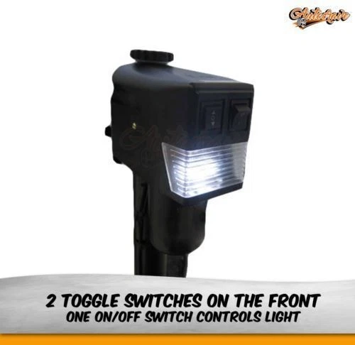 Electric Jack Stand Wheel 12V 1587kg 3500Lbs Caravan Trailer Boat Stabilizer Leg - image 4 of 4