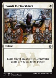 Swords to Plowshares - Masters 25 Uncommon - Magic: The Gathering