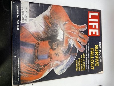 LIFE Magazine September 15 1961 Civilian Fallout Suit Kennedy Letter