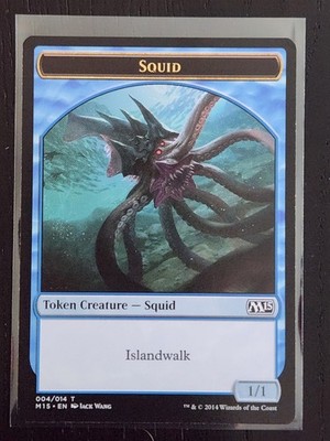 Squid Token #4 [M15] MTG Core Set 2015 English Regular NM *Actual Pics