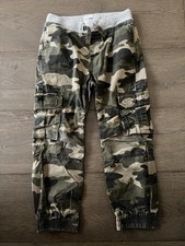 Boys Camouflage Cargo Joggers Size 6