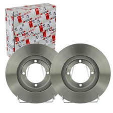 2x FERODO 257mm BREMSSCHEIBEN BELÜFTET VORNE passend für HYUNDAI COUPE ELANTRA L
