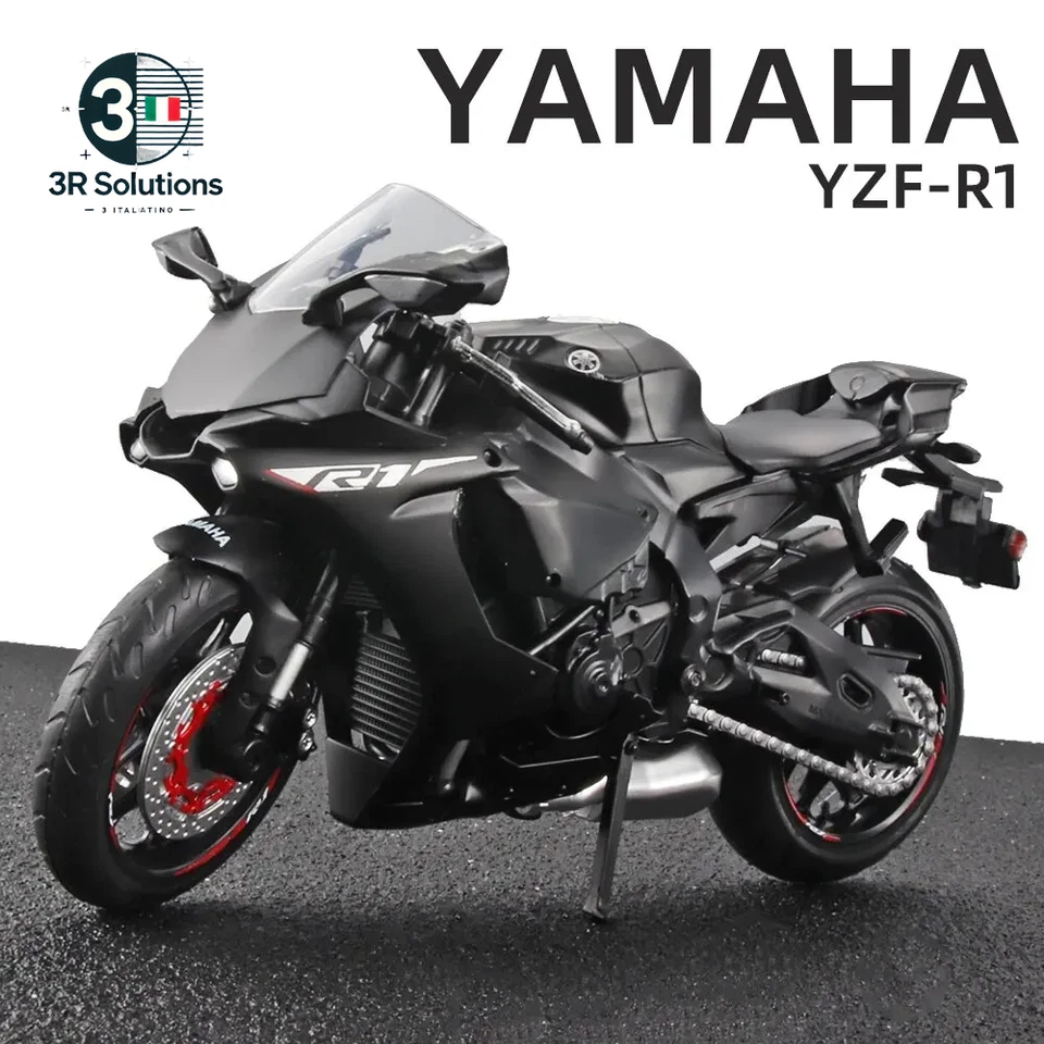 Modello Di Moto in Metallo Pressofuso Con Parti in Plastica Yamaha - Immagine 4 di 4