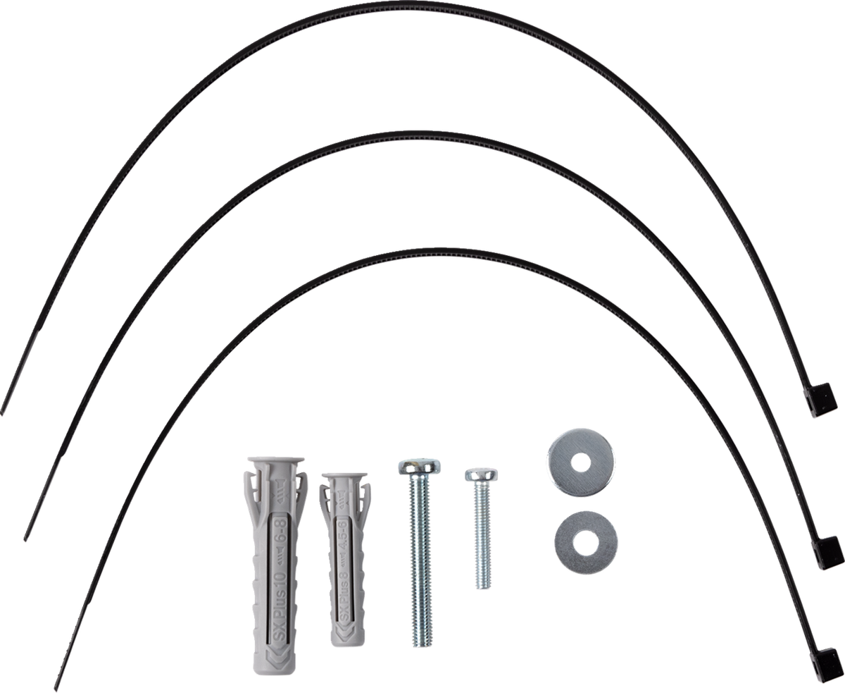 ACERBIS X-Grip Frame Guards - Silver/Black - KX 250/X/450