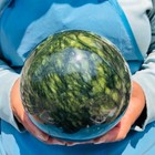 5.91 LB Natural Southern Jade Polished Sphere Home Decor Healing Stone 5367 — photo 10