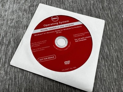 Dell Operating System Windows 8.1 Recovery Media 64 Bit DVD Genuine JDNFT
