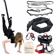 Bungee Fitness Set Yoga Bungee Cord Rope Resistance Air Dance Rope Exercise F...