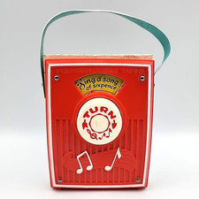 Fisher-Price Music Box Pocket Radio 775 Sing a Song of Sixpence Vintage