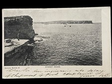 Pre 1905 Sydney post card - Printed Photo Card Of Sydney heads Oceana series B